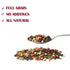 Pink Salt + Rainbow Pepper Large Glass Grinder - 0.78 lbs. | Himalayan Chef